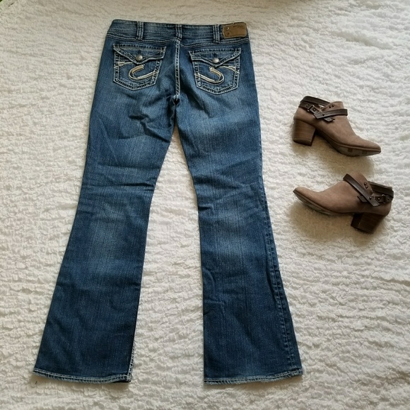 silver jeans size 14